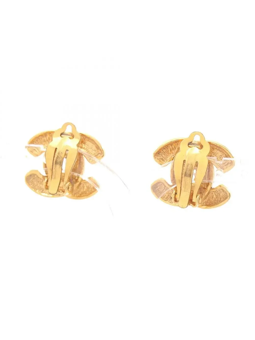 Chanel Cc Logo Clip-On Earrings Metal #327447C87B